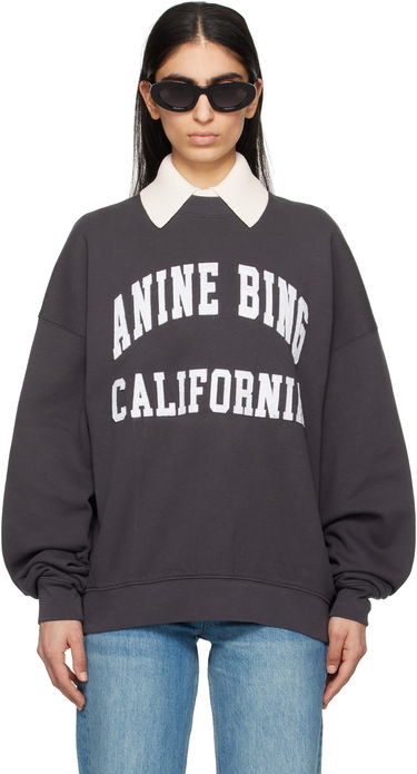 Mikina Anine Bing Anine Bing Miles Sweatshirt Šedá | A-08-10025-009, 0