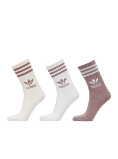 Ponožky adidas Originals Mid Cut Crew Socks Hnedá | HL9222