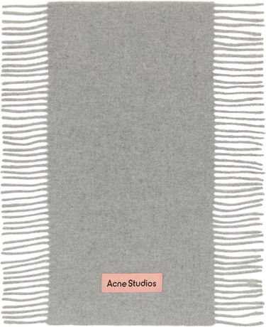Šál Acne Studios Fringe Wool Scarf Šedá | CA0368-, 0