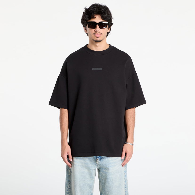 Tričko Fear of God Fear of God Essentials Pique 90's Short Sleeve T-Shirt Čierna | 125SP254410F-861