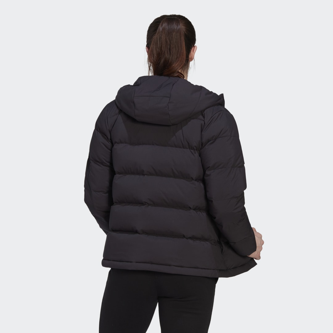 Prešívaná bunda adidas Originals Helionic Hooded Down Jacket Čierna | HG8747, 1