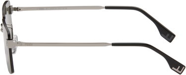 Slnečné okuliare FENDI Rectangular Rimless Sky Eyewear with Monogram Temples Zelené | FE40165UM6014N 840126859997, 2