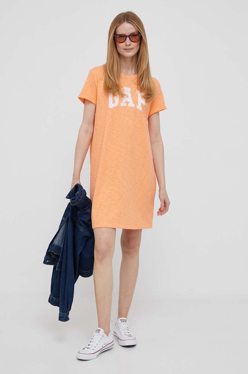 Šaty GAP T-Shirt Logo Dress Oranžová | 627102.000ICYORAN, 0