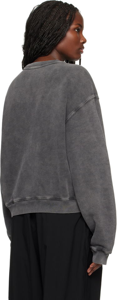 Mikina Alexander Wang Embossed Logo Sweatshirt Šedá | 4CC4241513, 2