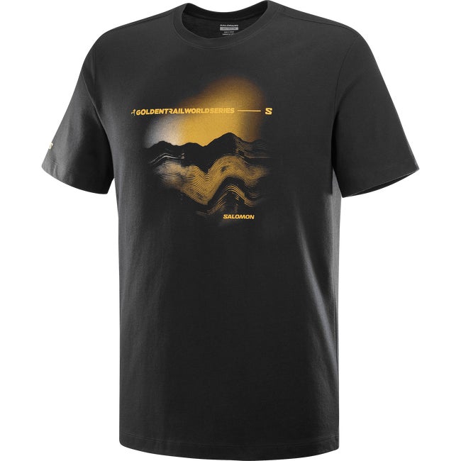 Tričko Salomon Golden Trail Series Graphic T-Shirt Čierna | LC2528800, 1