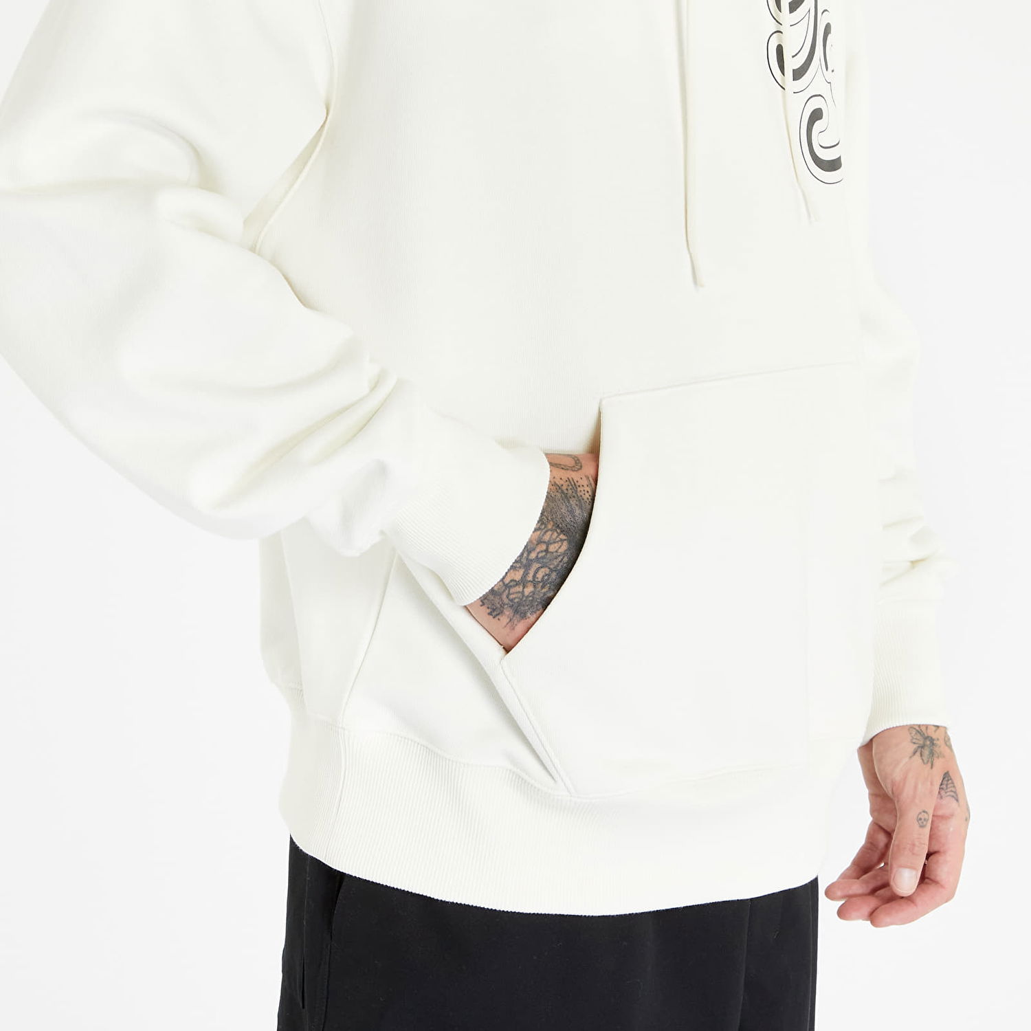 Mikina Y-3 Graphic Logo Hoodie UNISEX Off White Biela | IT7524, 1
