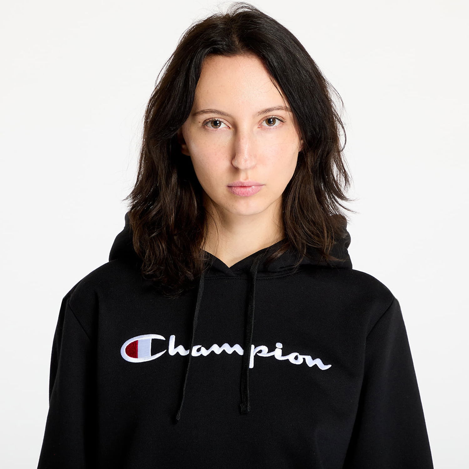 Mikina Champion Hooded Sweatshirt Black Čierna | 117529 CHA KK001, 1