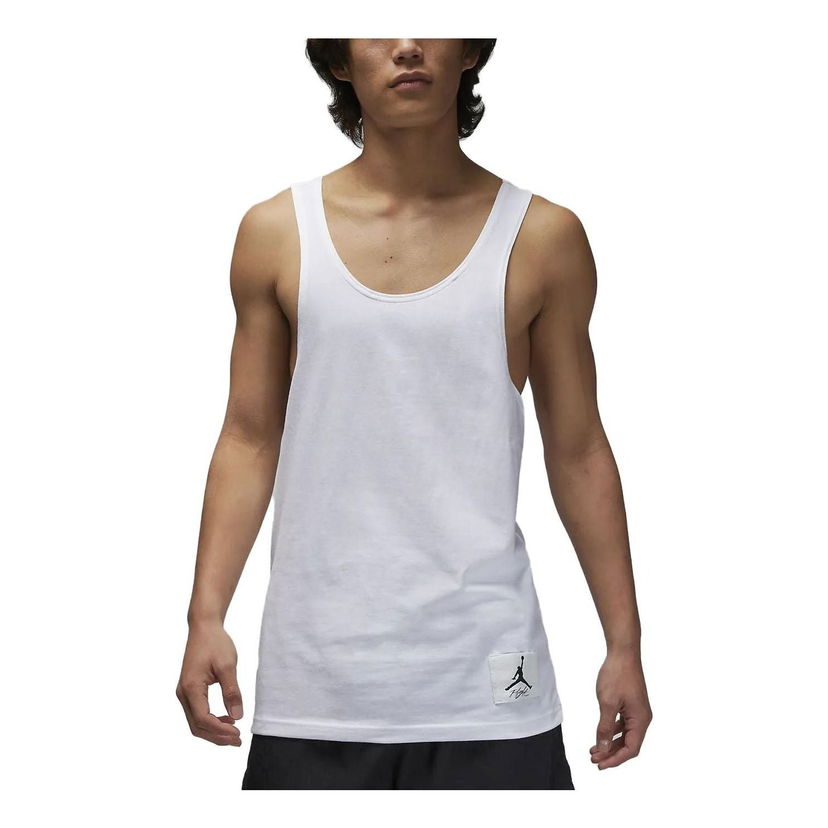 Tielko Jordan Essentials Tank Top Biela | DX9586-100