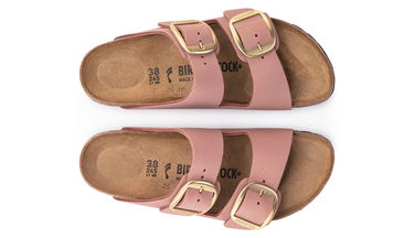 Tenisky a topánky Birkenstock Arizona Big Buckle Nubuck Leather Sandals Ružová | 1023963, 5