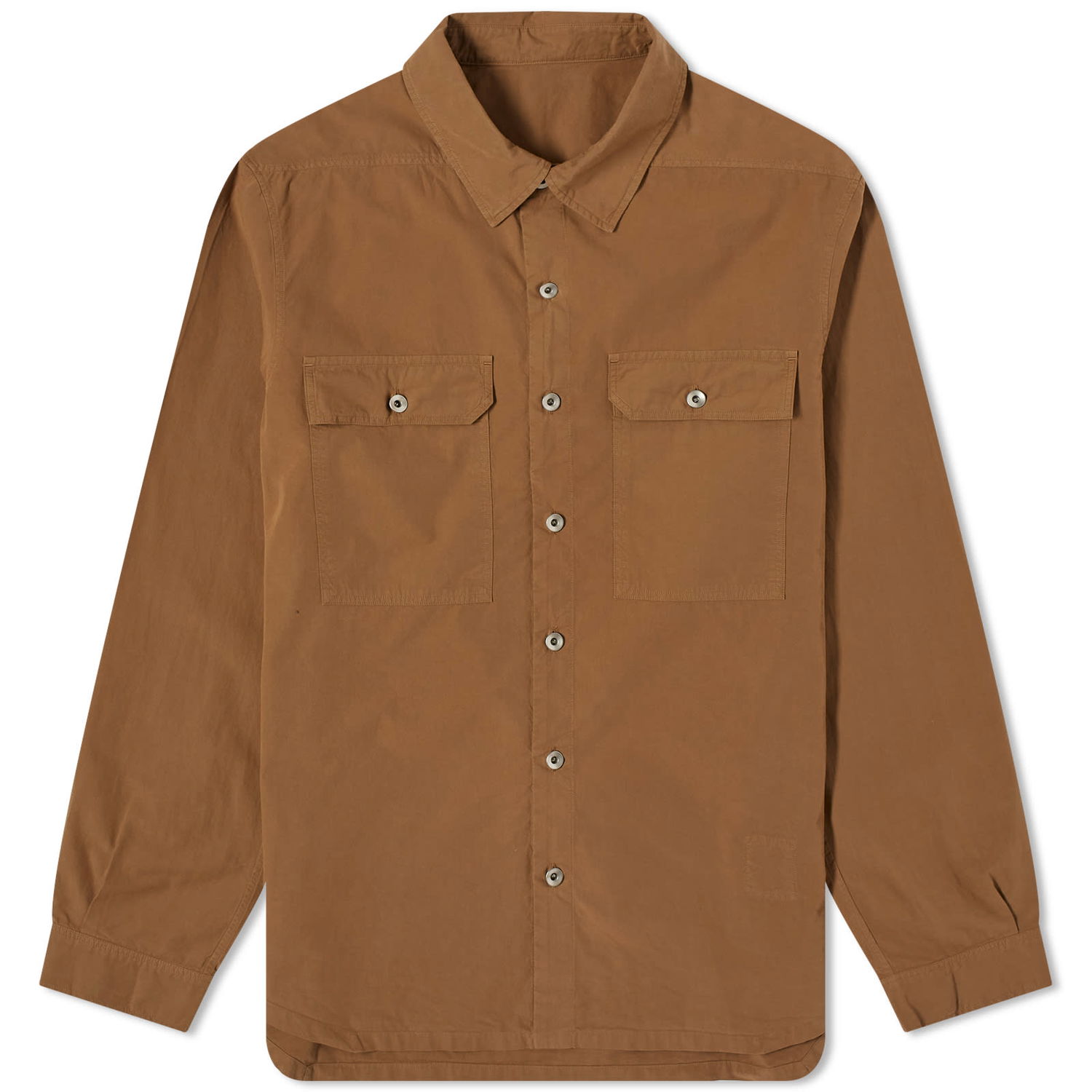 Košeľa Rick Owens Outershirt Hnedá | DU01D1296-44, 0