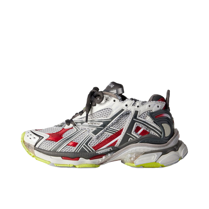 Tenisky a topánky Balenciaga Runner Black White Red Neon Yellow Šedá | 677403W3RB69167