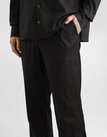 Nohavice Dolce & Gabbana Dolce & Gabbana Micro-designed Joggers Čierna | GVRMATFMRBNS8030, 3
