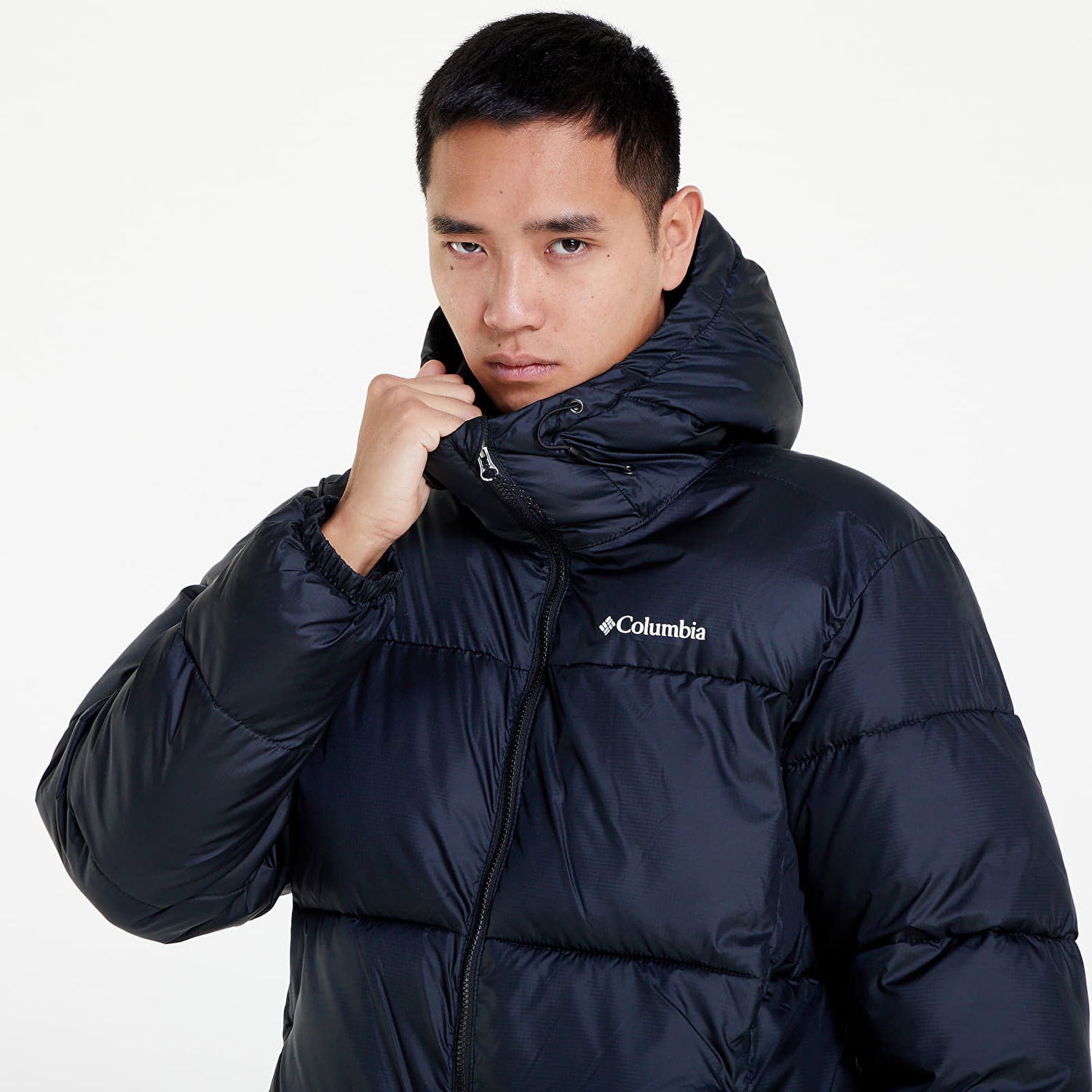 Prešívaná bunda Columbia Puffect™ Hooded Jacket Čierna | 2008413010, 0