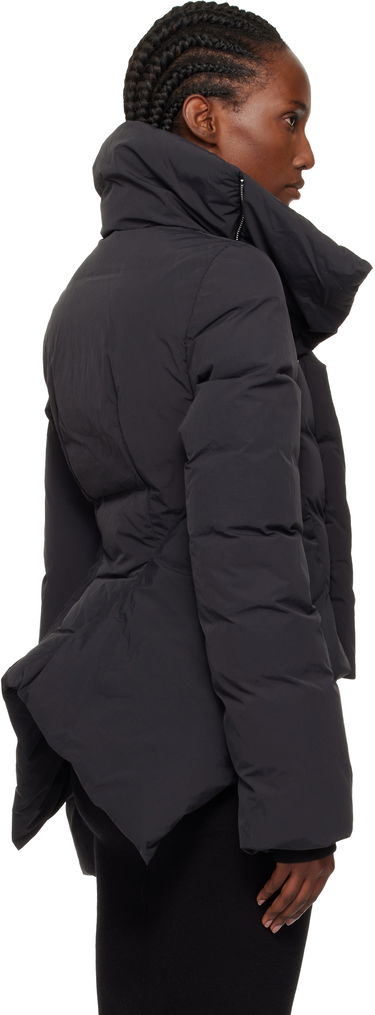 Prešívaná bunda Rick Owens Rick Owens Concordians Naska Duvet Asymmetric Collar Down Jacket Čierna | RP02E4746 MTD1, 2