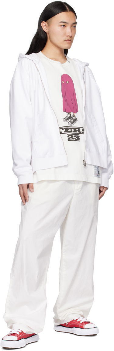 Mikina Maison MIHARA YASUHIRO Zip Parka Hoodie Biela | I13PK521, 3