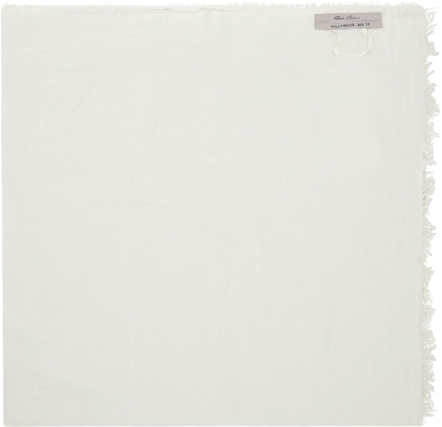 Šál Rick Owens Rick Owens Hollywood Kika Mega Scarf Biela | RU01E5474 SCAR, 0