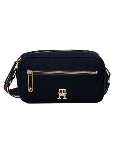 Taška cez rameno Tommy Hilfiger Iconic Recycled Twill Camera Bag Navy | AW0AW15135