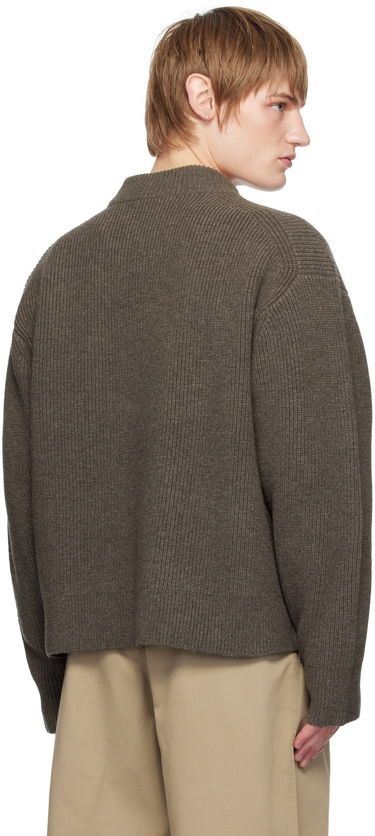 Sveter Studio Nicholson Studio Nicholson Voe Knit Sweater Hnedá | VOE SNM - 1292, 2