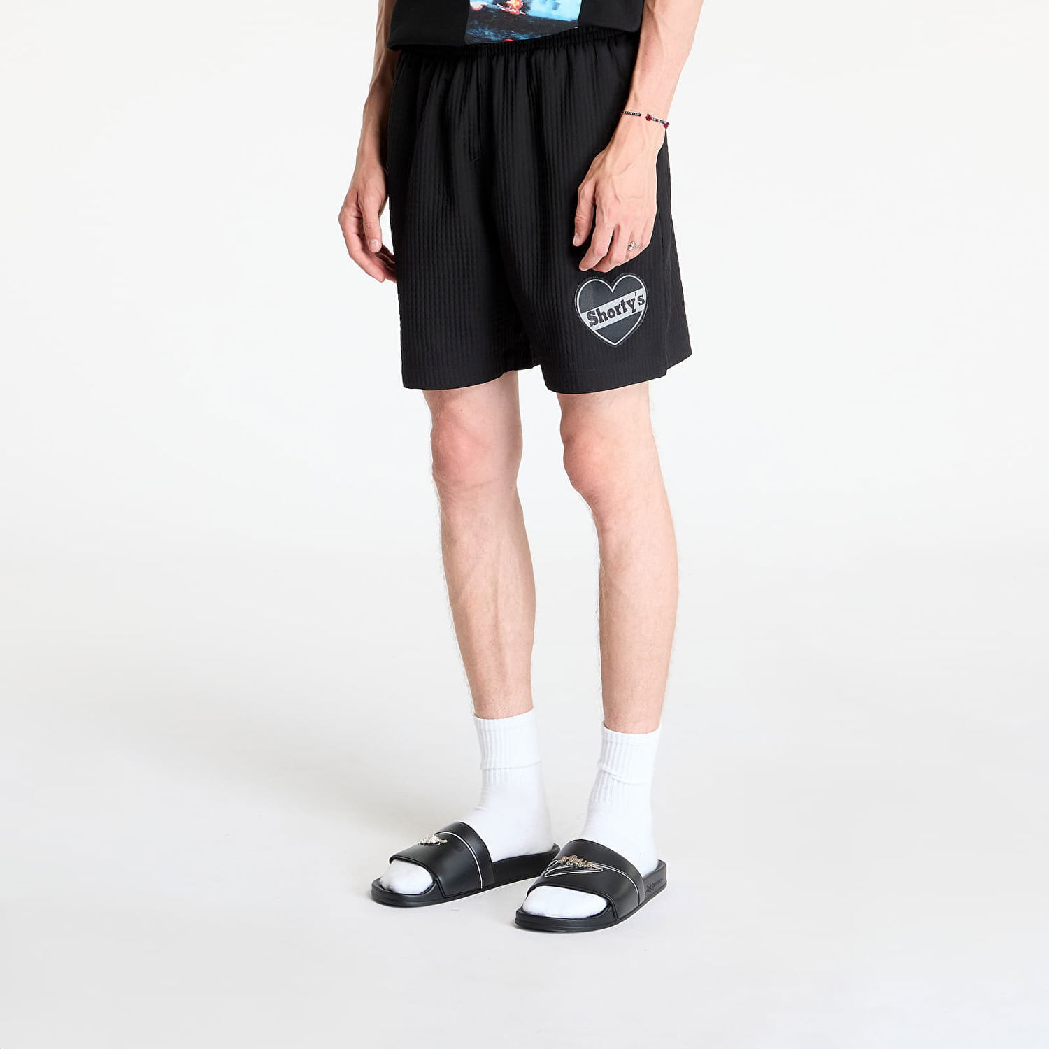 Šortky Pleasures Heart Sport Shorts Black Čierna | P24F009 BLACK, 0