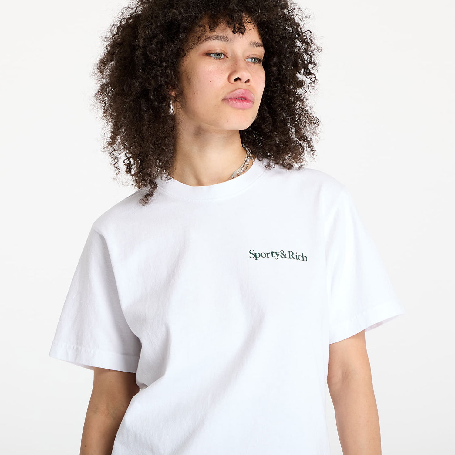 Tričko Sporty & Rich Sporty & Rich Drink More Water T-Shirt Biela | TO043606300WH01, 1