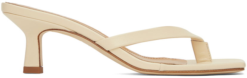 Doplnky Aeyde Aeyde Wilma Heeled Sandals Béžová | A11-HS-ADRS55CI-0221-100-007