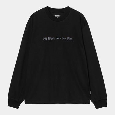 Tričko Carhartt WIP Long Sleeve No Play T-Shirt Čierna | I035494_12, 0