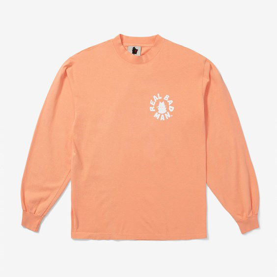 Tričko Real Bad Man Circle Long-sleeve Tee Oranžová | RBM10015, 0