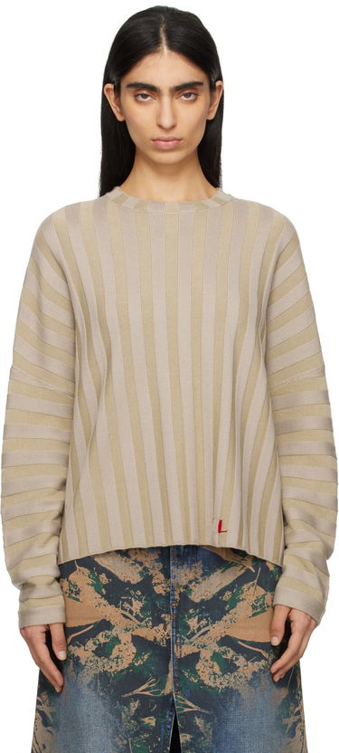 Sveter Eckhaus Latta Eckhaus Latta Keyboard Knit Sweater Béžová | 8026-EL-PS25-DU -, 0