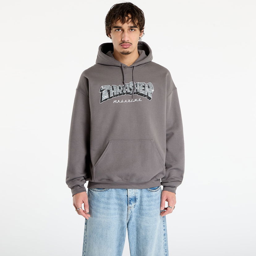 Mikina Thrasher Disco by Spanky Hoodie Šedá | 145758