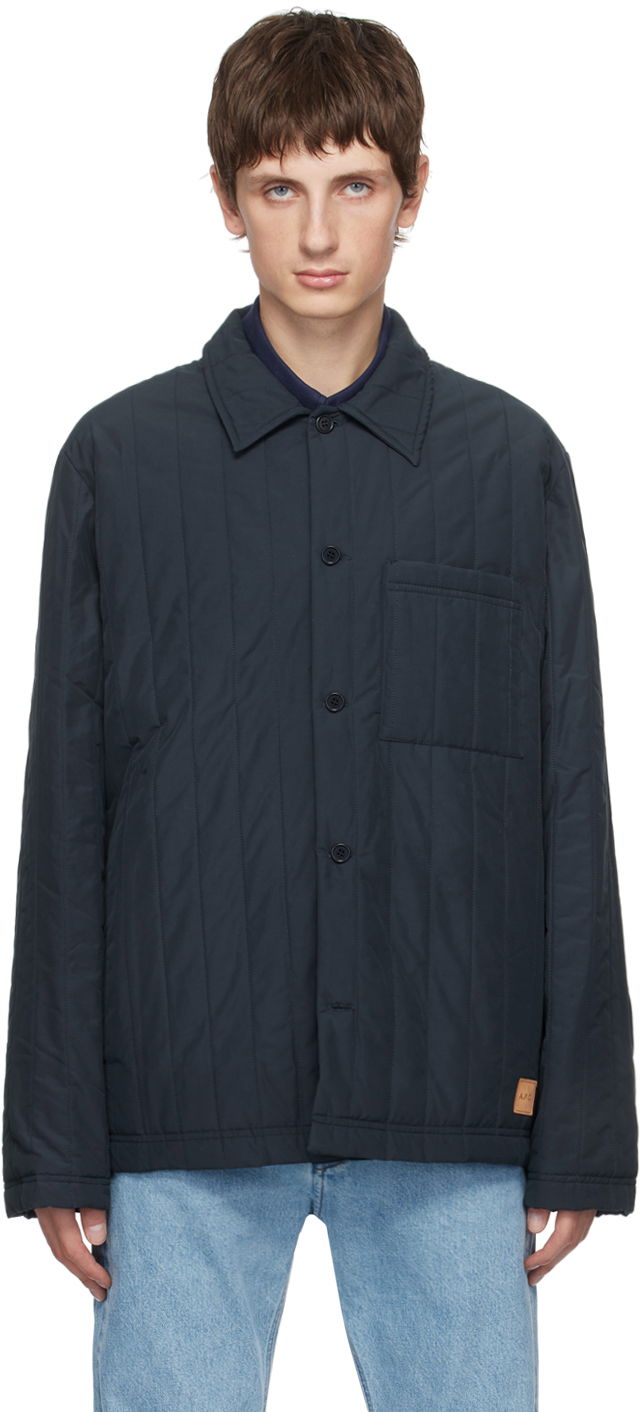 Bunda A.P.C. Hugo Jacket Navy | COEZV-H02859, 0