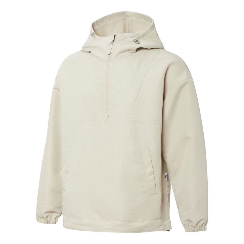 Vetrovka Puma MMQ Half Zip Hoodie Béžová | 534674-64