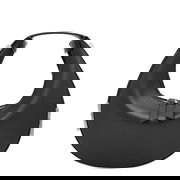 Mini Black Leather Shoulder Bag