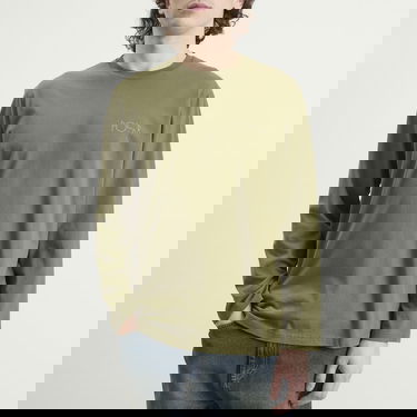 Tričko Polar Skate Co. Stroke Logo Steve Long Sleeve T-Shirt, Size Large Zelené | PSC-W25-35-GRN, 5