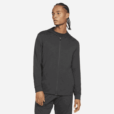 Mikina Nike Yoga Dri-FIT Full-Zip Jacket Čierna | CZ2217-010, 4