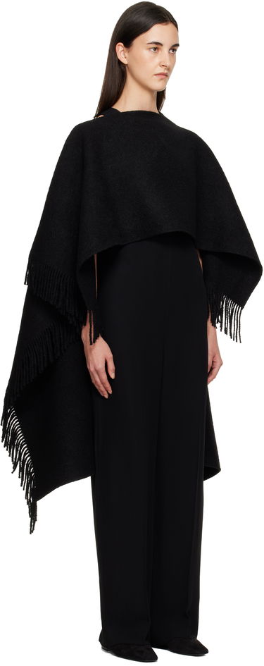 Šál TOTEME Fringed Poncho Shawl Čierna | 254-WSC0132-FB0471, 1