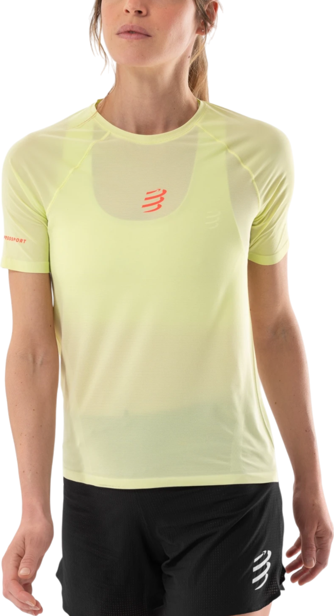 Tričko Compressport Trail Running Short Sleeve T-Shirt Žltá | atsw3646-atsw3646040, 0