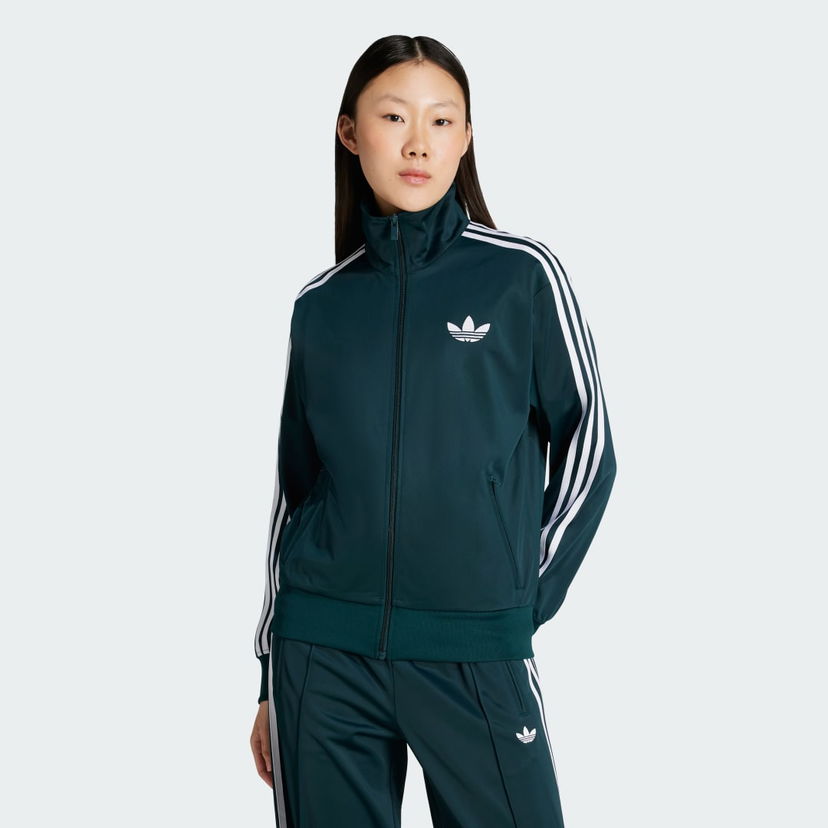 Bunda adidas Performance Adicolor Classic Firebird Loose Track Jacket Zelené | KD2525