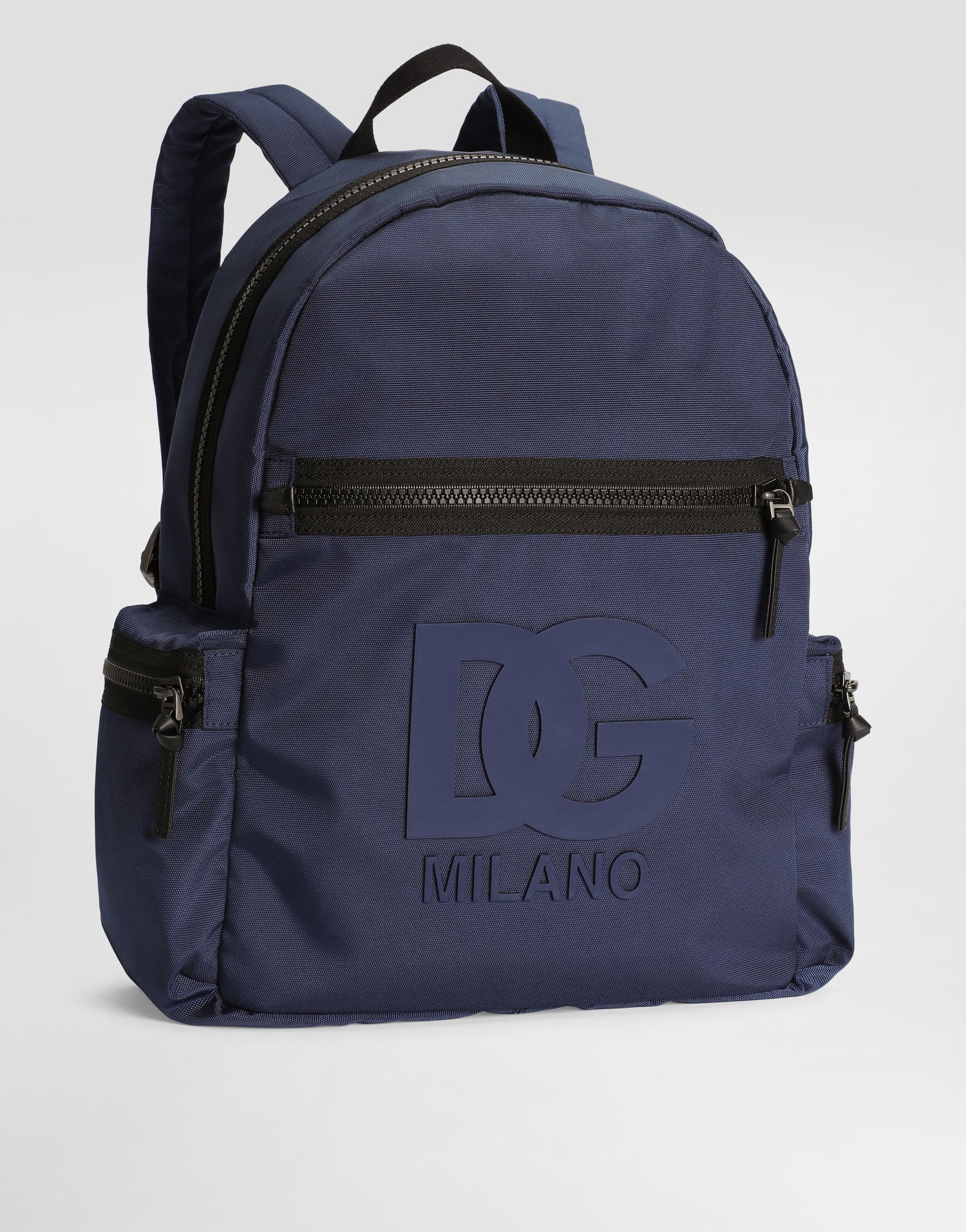 Batoh Dolce & Gabbana Nylon Backpack With Dg Rubber Patch Navy | EM0084AU92780651, 1