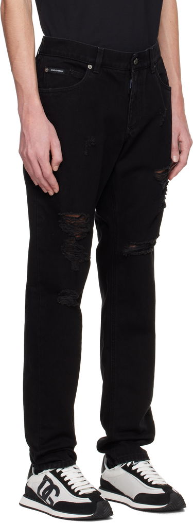 Džínsy Dolce & Gabbana Regular Fit Jeans Čierna | GYJCCDG8LL3, 1
