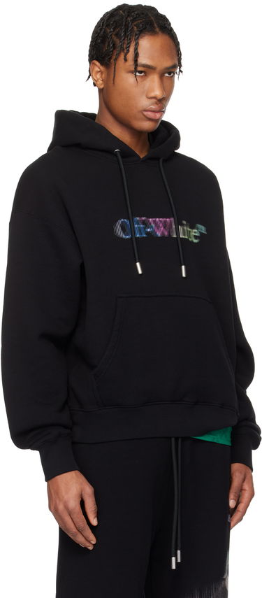 Mikina Off-White Off-White S. Matthew Hoodie Čierna | OMBB085S25FLE00V1084, 1
