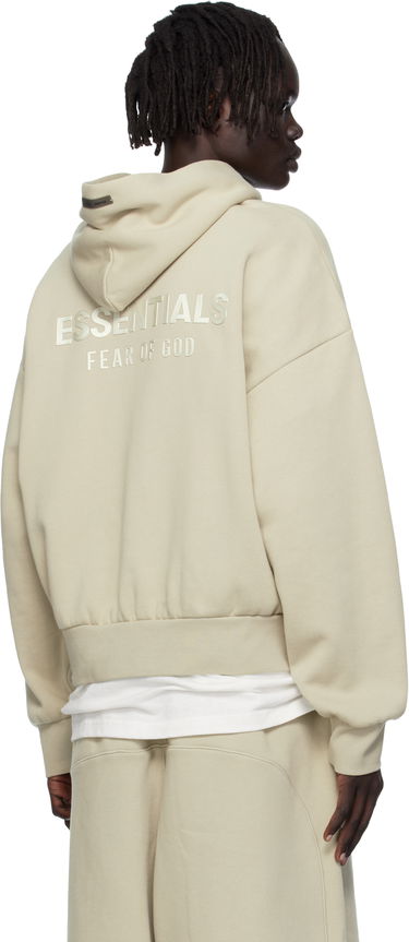 Mikina Fear of God Fear of God ESSENTIALS Classic Fit Fleece Hoodie Béžová | 192SP252056F, 2