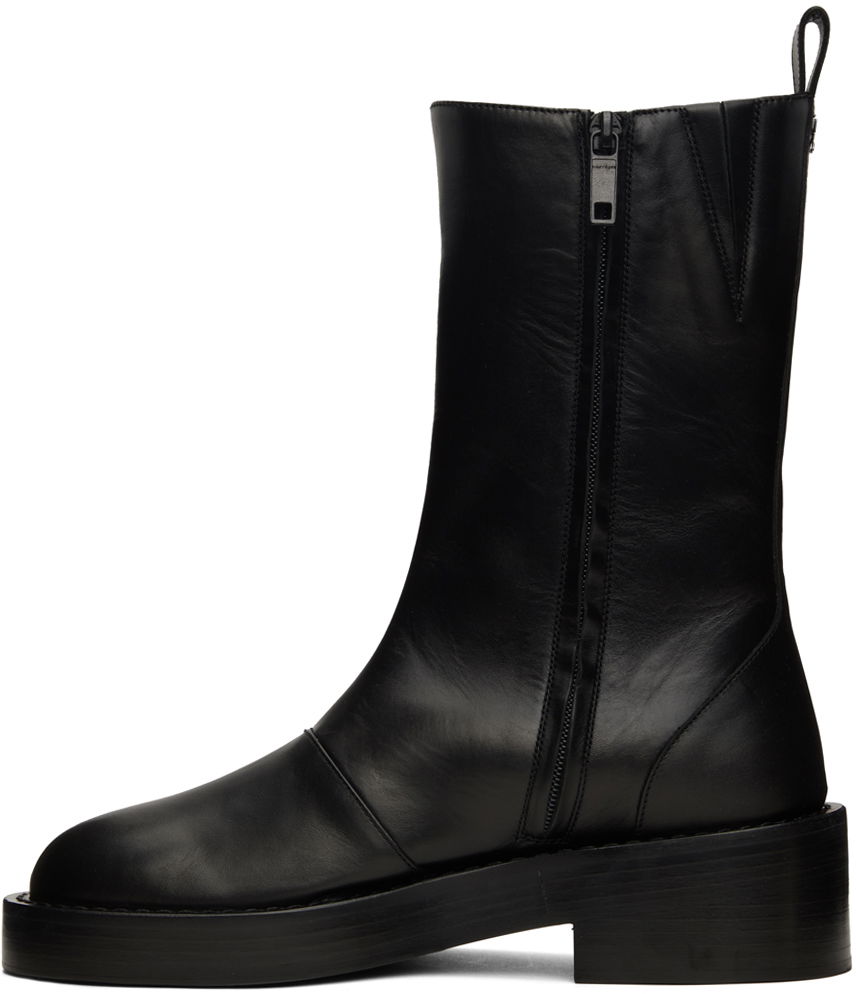 Leather Platform Boots