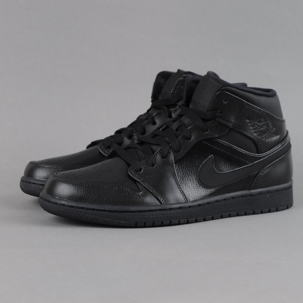 Tenisky a topánky Jordan Air Jordan 1 Mid "Black" Čierna | 554724-030, 1