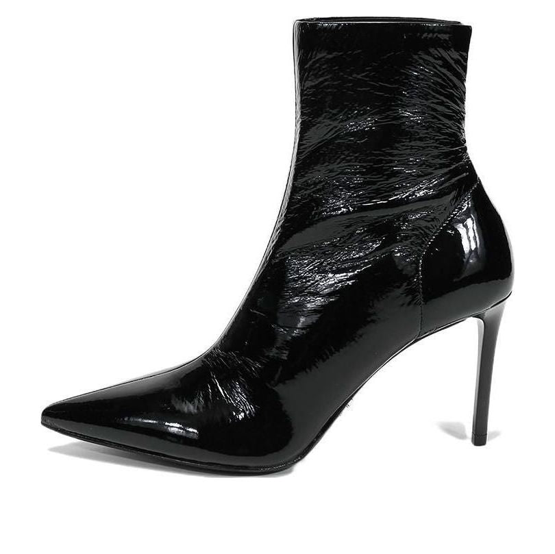 Tenisky a topánky Prada Prada Patent Leather Effect Ankle Boots Čierna | 1T003M_3LBK_F0002_F_B085