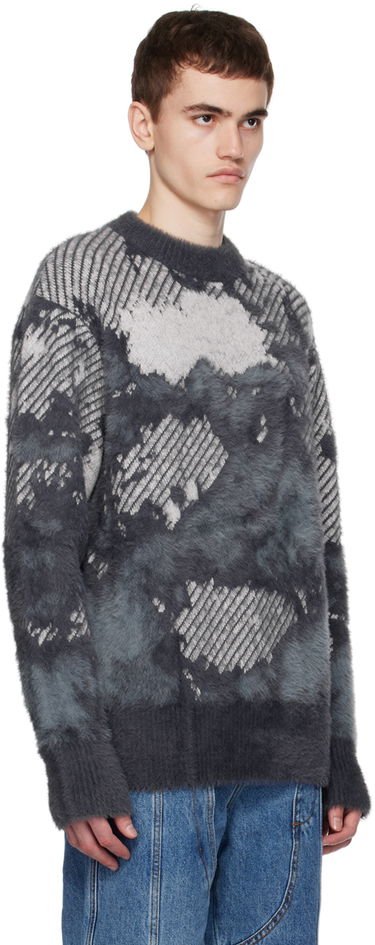 Sveter Feng Chen Wang Feng Chen Wang Landscape Painting Sweater Šedá | FUF16KT08G, 1