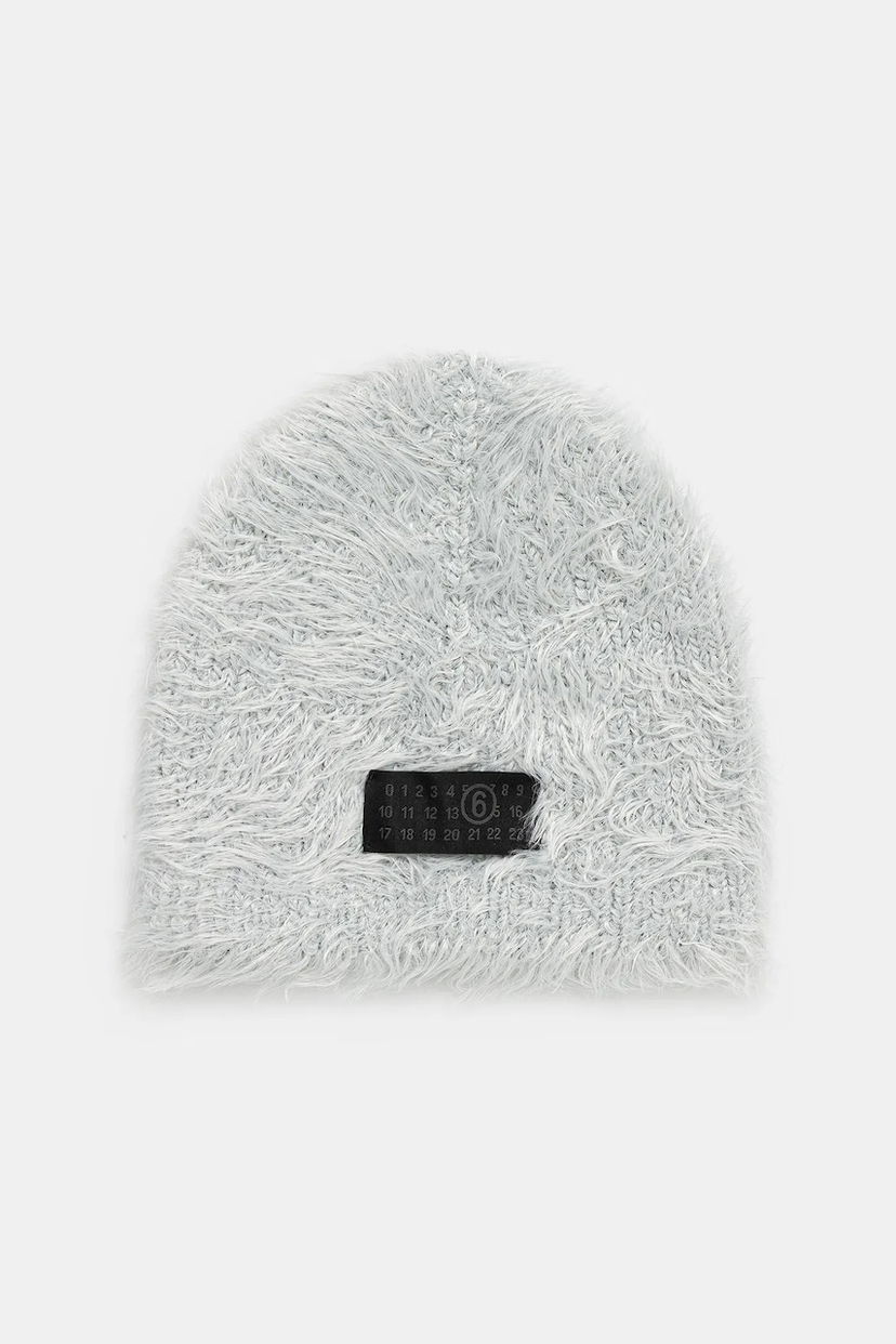 Kulicha Maison Margiela MM6 Maison Margiela Faux Fur Beanie Šedá | S62TB0007.M13189.856