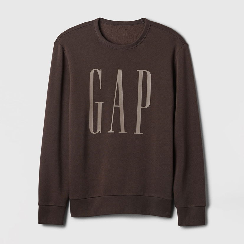 Mikina GAP Fleece Sweatshirt Terra Brown Hnedá | 542214-01