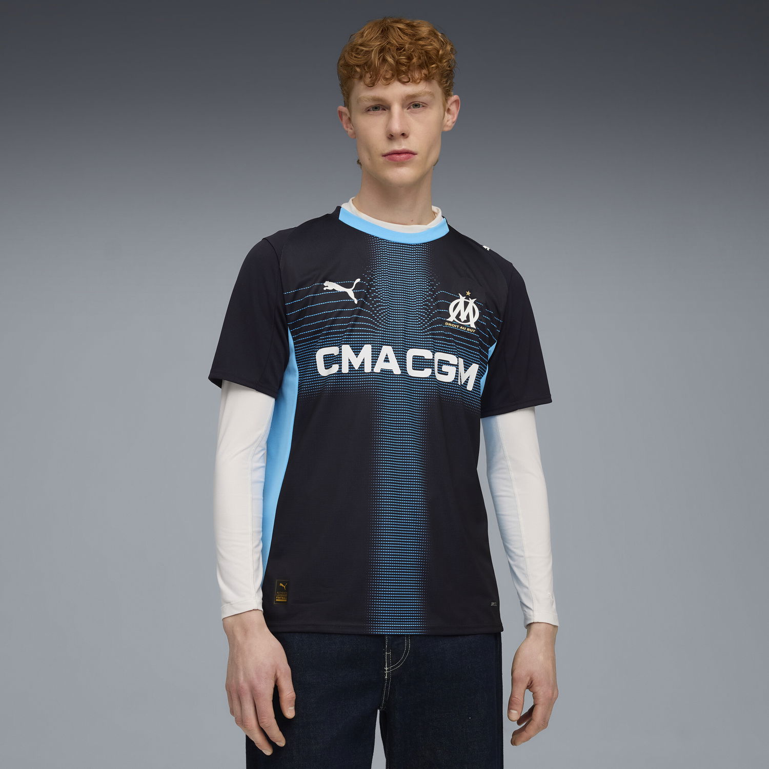 Dres Puma Olympique de Marseille 25/26 Away Jersey Navy | 779844_02, 1