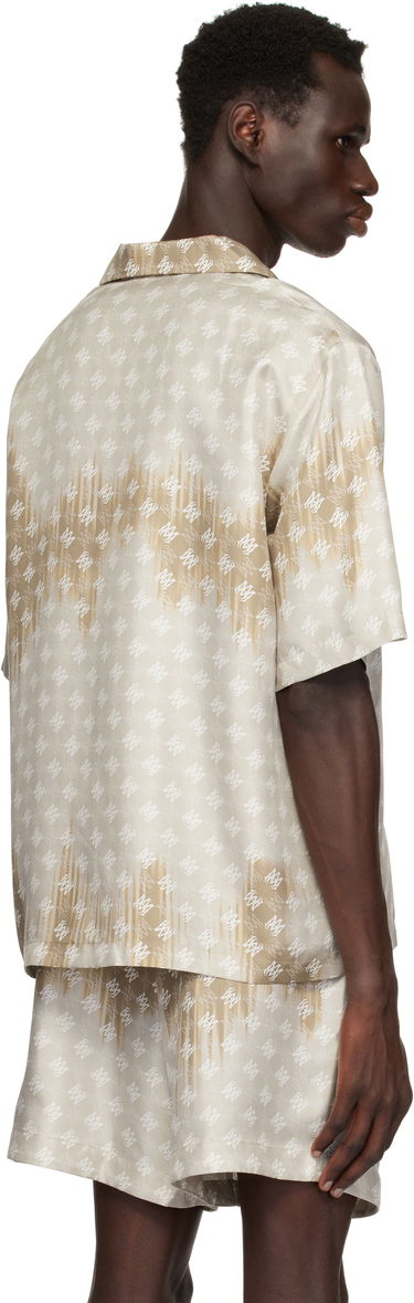 Košeľa AMIRI Amiri MA Quad Bleached Camp Shirt Béžová | AMSTCA1110, 2