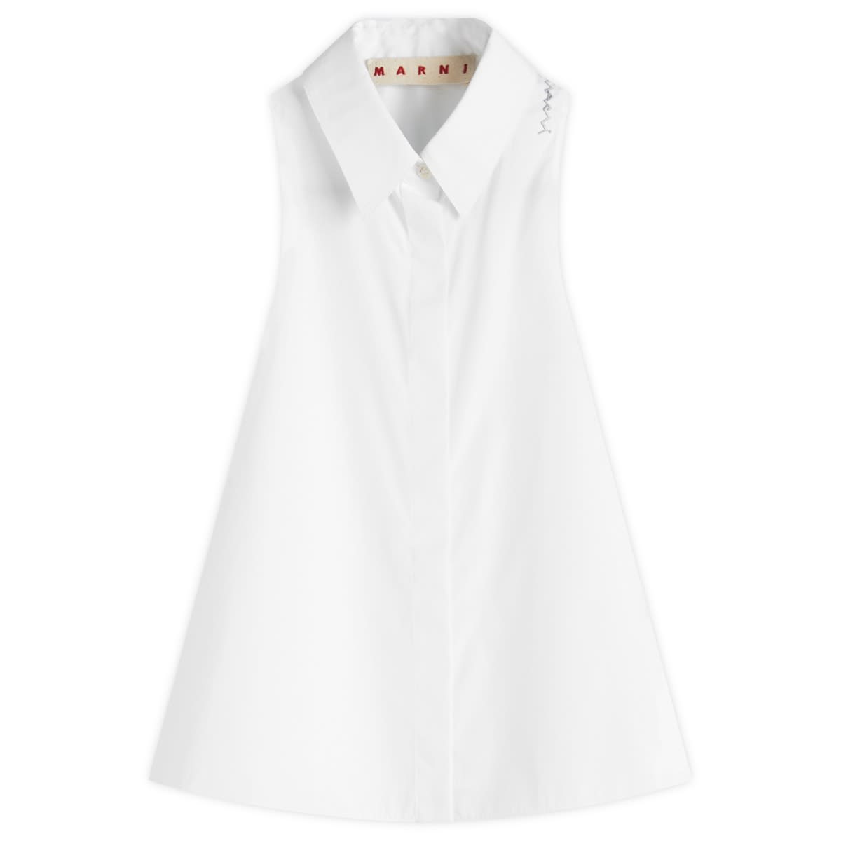 Košeľa Marni Marni Sleeveless A-Line Shirt Biela | CAMA0612S0, 1
